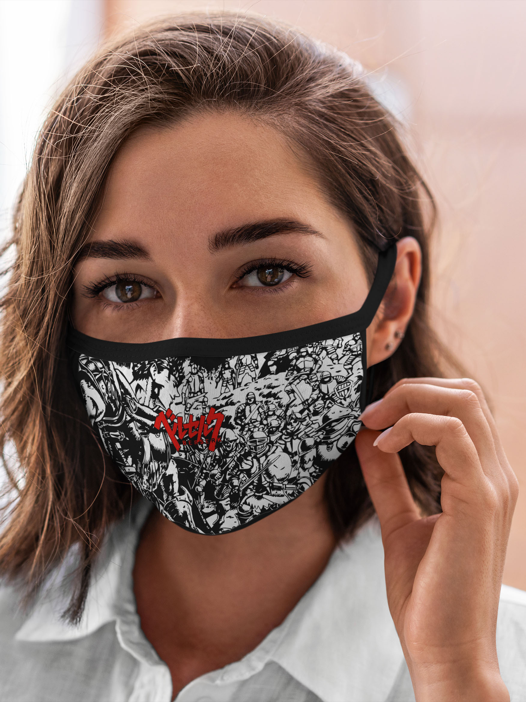 

Многоразовая маска унисекс Burnettie Берсерк Berserk Background Logo, Разноцветный, Берсерк Berserk Background Logo