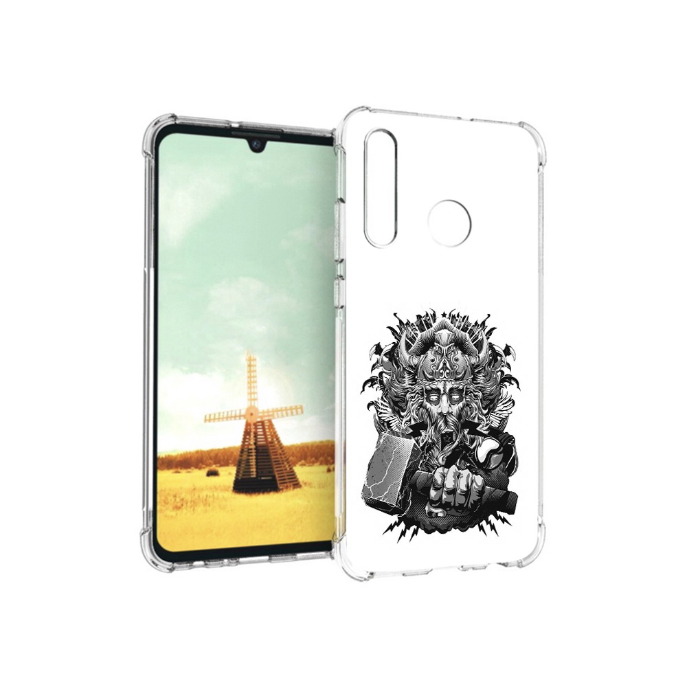 

Чехол MyPads Tocco для Huawei P Smart+ злой тор, Прозрачный, Tocco