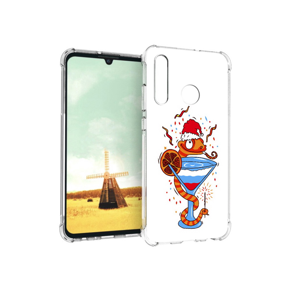 

Чехол MyPads Tocco для Huawei P Smart+ змейка, Прозрачный, Tocco
