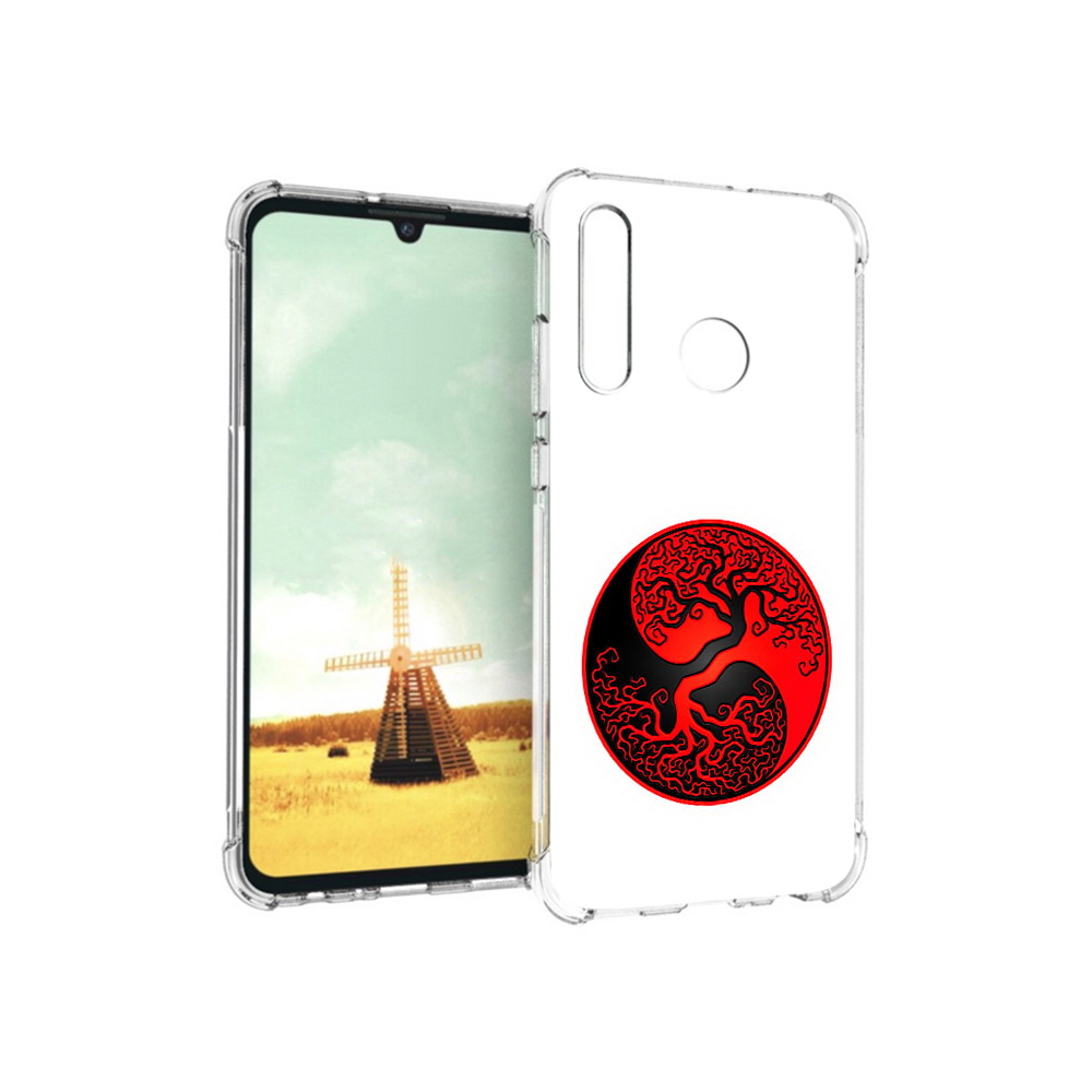 

Чехол MyPads Tocco для Huawei P Smart+ инь янь дерево, Прозрачный, Tocco