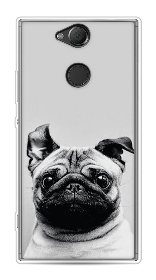 

Чехол Awog на Sony Xperia XA2 "Ушастый мопс", Разноцветный, 53150-1
