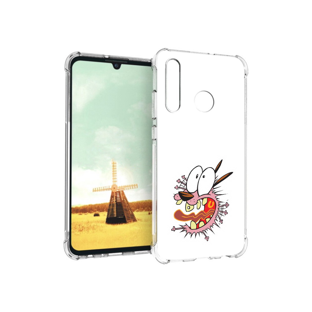 

Чехол MyPads Tocco для Huawei P Smart+ испуганный бобик, Прозрачный, Tocco