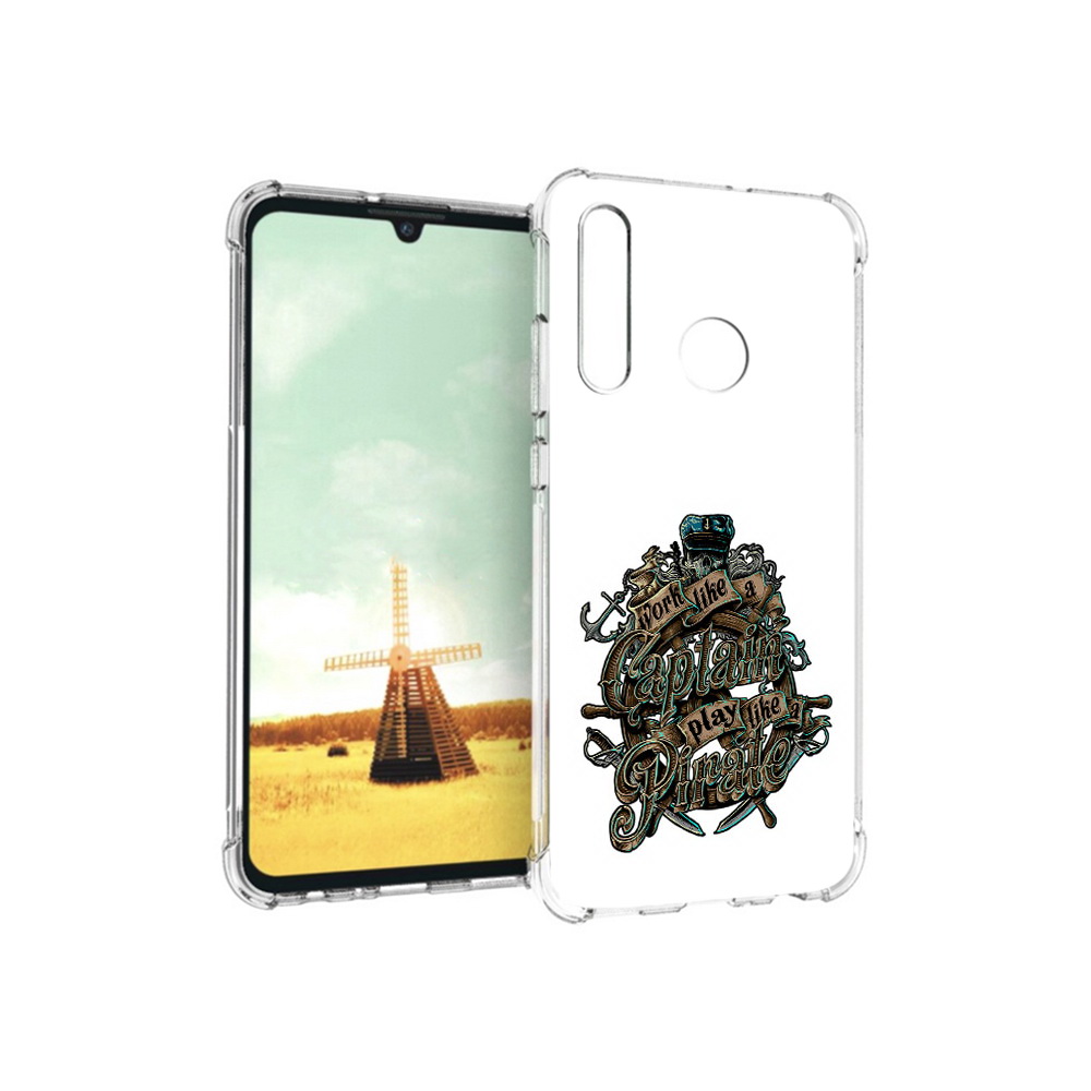 

Чехол MyPads Tocco для Huawei P Smart+ капитан пиратов, Прозрачный, Tocco
