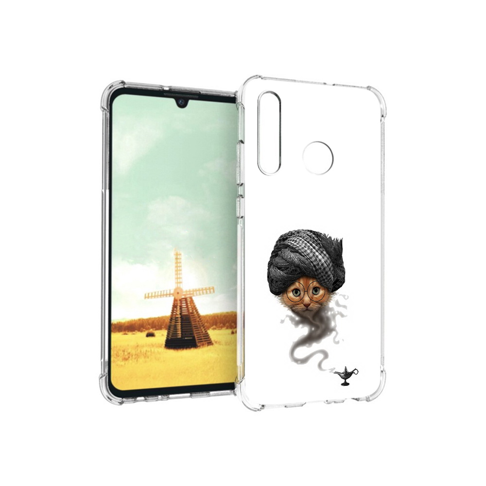 

Чехол MyPads Tocco для Huawei P Smart+ кот джин, Прозрачный, Tocco