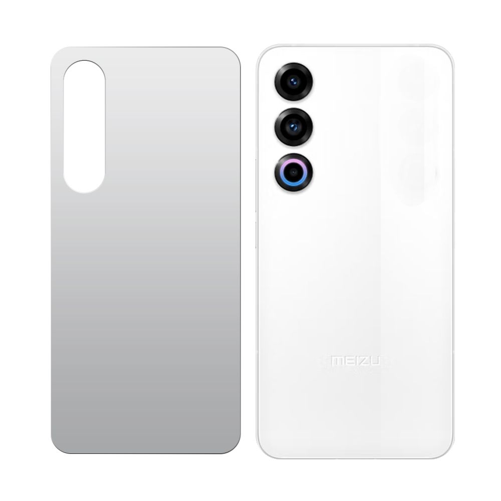 

Стекло защитное гибридное МАТОВОЕ Krutoff для Meizu 21 задняя сторона