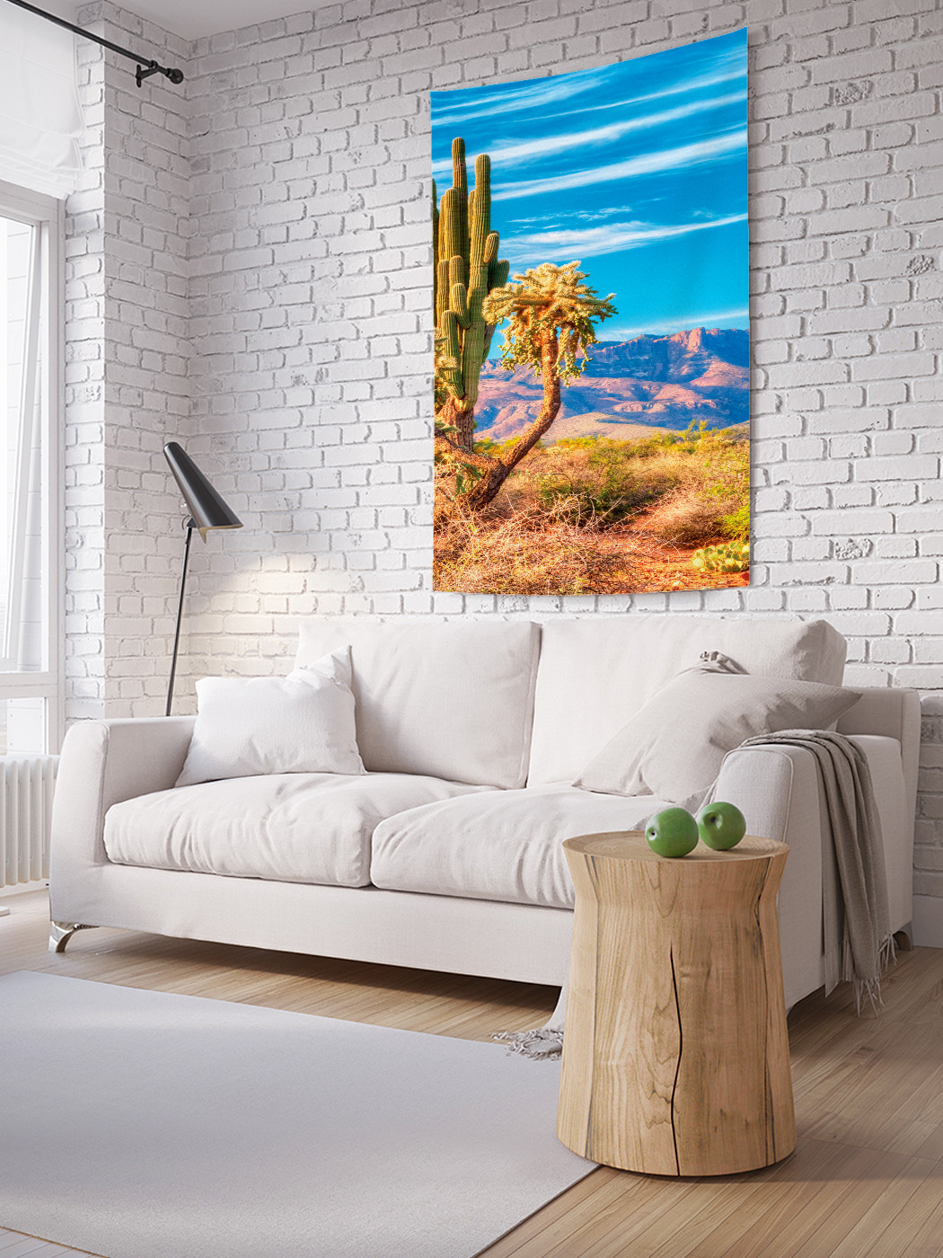 

Вертикальное фотопанно на стену JoyArty Кактус в пустыне 150x200 см, Кактус в пустыне