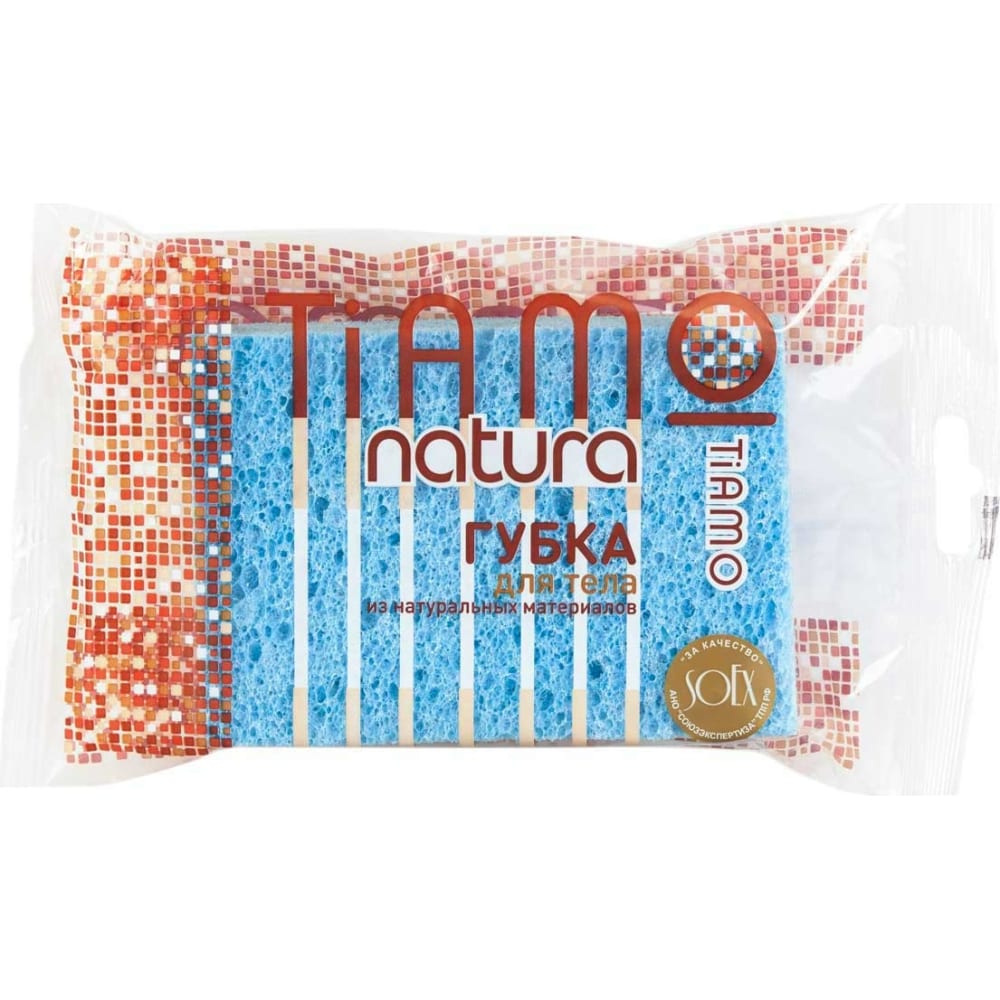 

TIAMO Губка для тела Natura "ОРИГИНАЛ", целлюлоза 7688