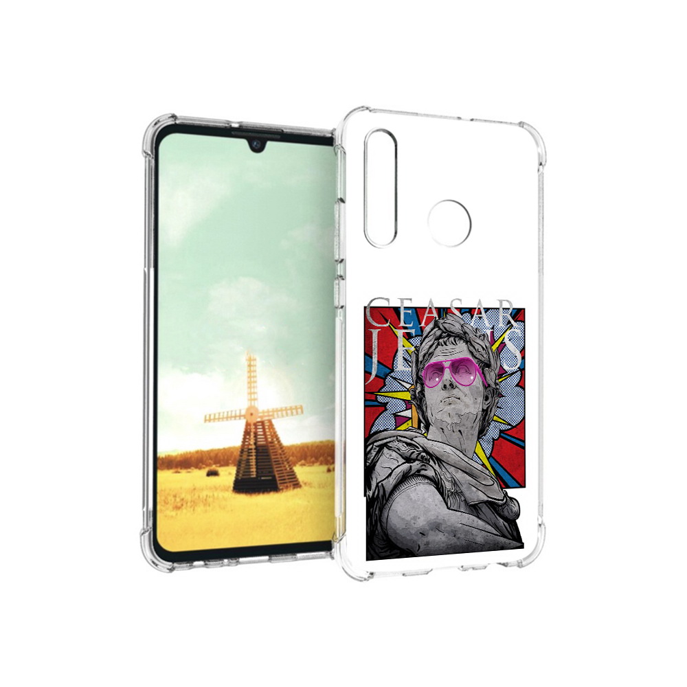 Чехол MyPads Tocco для Huawei P Smart+ крутая статуя свободы