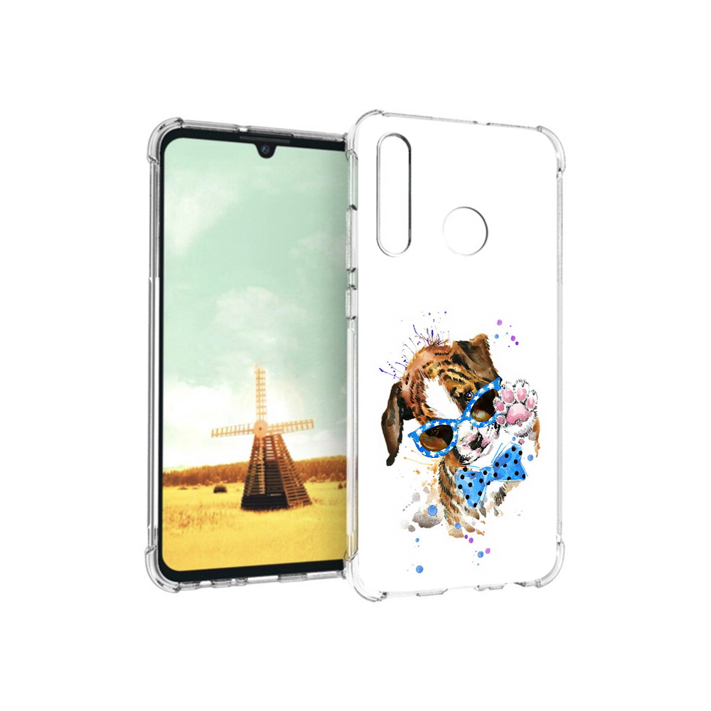 

Чехол MyPads Tocco для Huawei P Smart+ лапочка, Прозрачный, Tocco