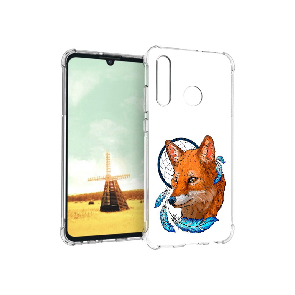 

Чехол MyPads Tocco для Huawei P Smart+ лиса и ловец снов, Прозрачный, Tocco
