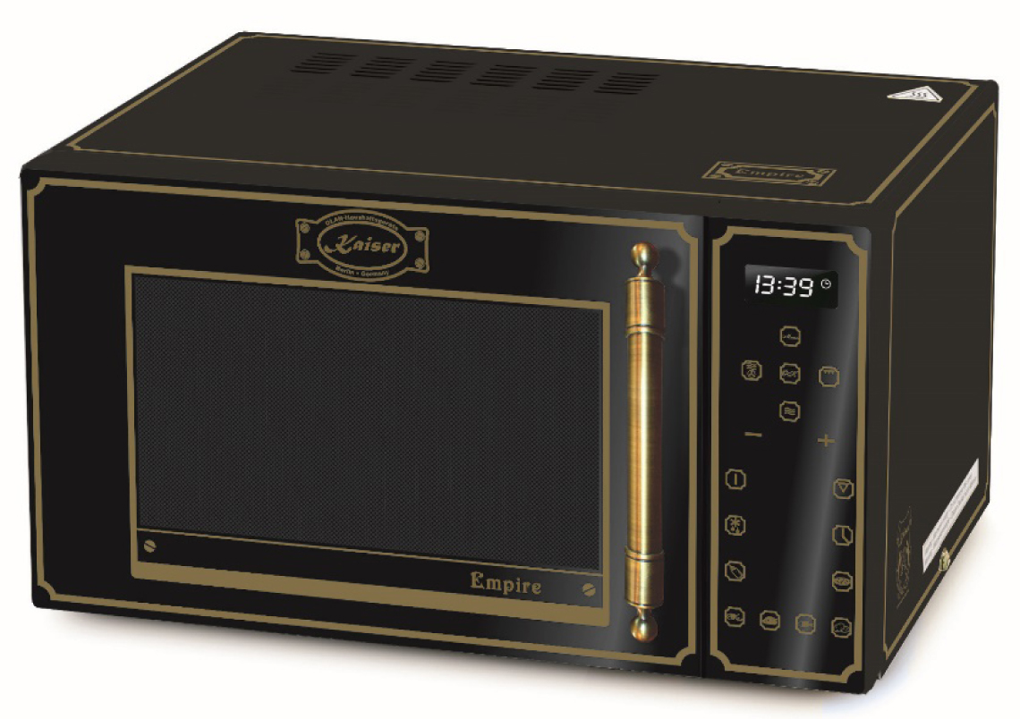 Микроволновая печь с грилем и конвекцией Kaiser M 2300 Em золотистый, черный ip камера внутренняя vstarcam c8873b full hd 4g