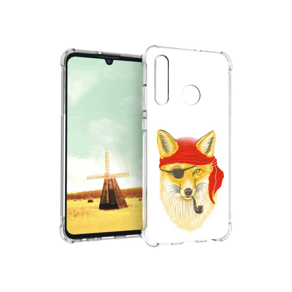 

Чехол MyPads Tocco для Huawei P Smart+ лиса-пират, Прозрачный, Tocco
