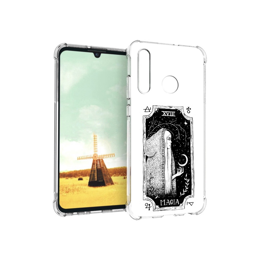 

Чехол MyPads Tocco для Huawei P Smart+ лунная магия, Прозрачный, Tocco