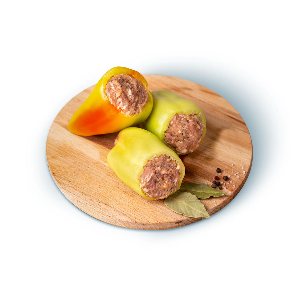 

Перец фаршированный МясновЪ охлажденный +-270 г