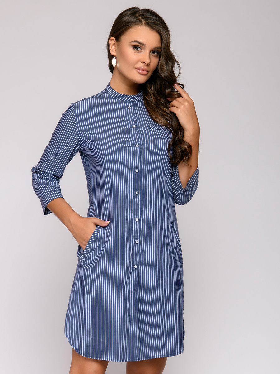 

Платье женское 1001dress 0112001-02189 синее 50, 0112001-02189