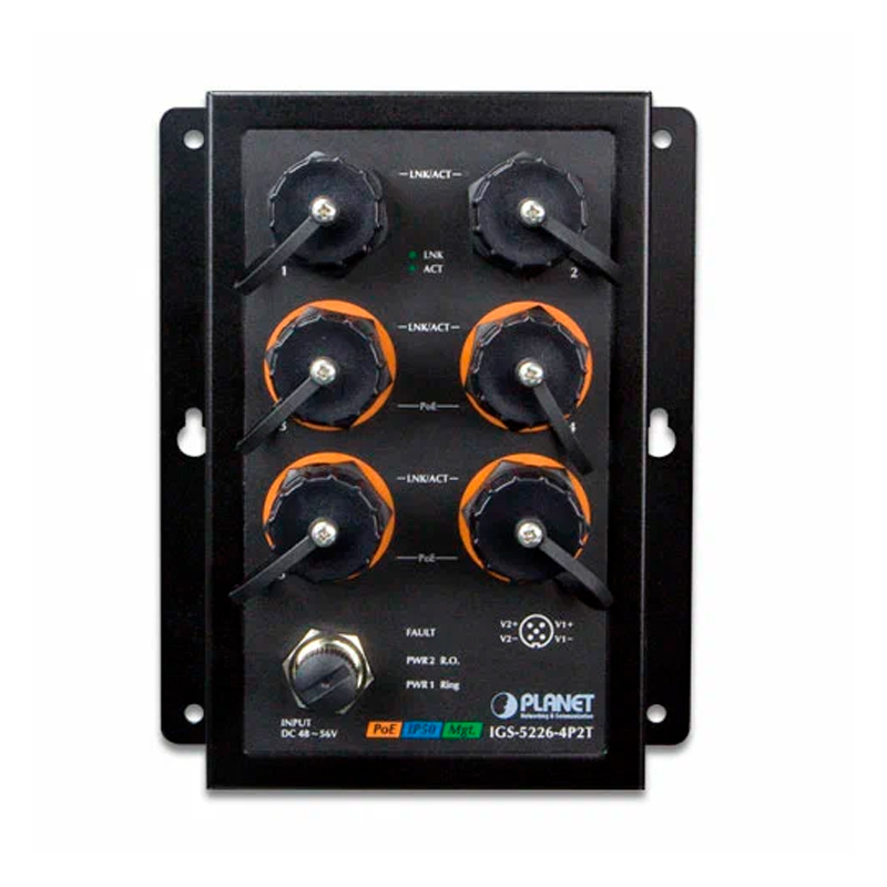 

Коммутатор Planet IGS-5226-4P2T IP50 Industrial L2