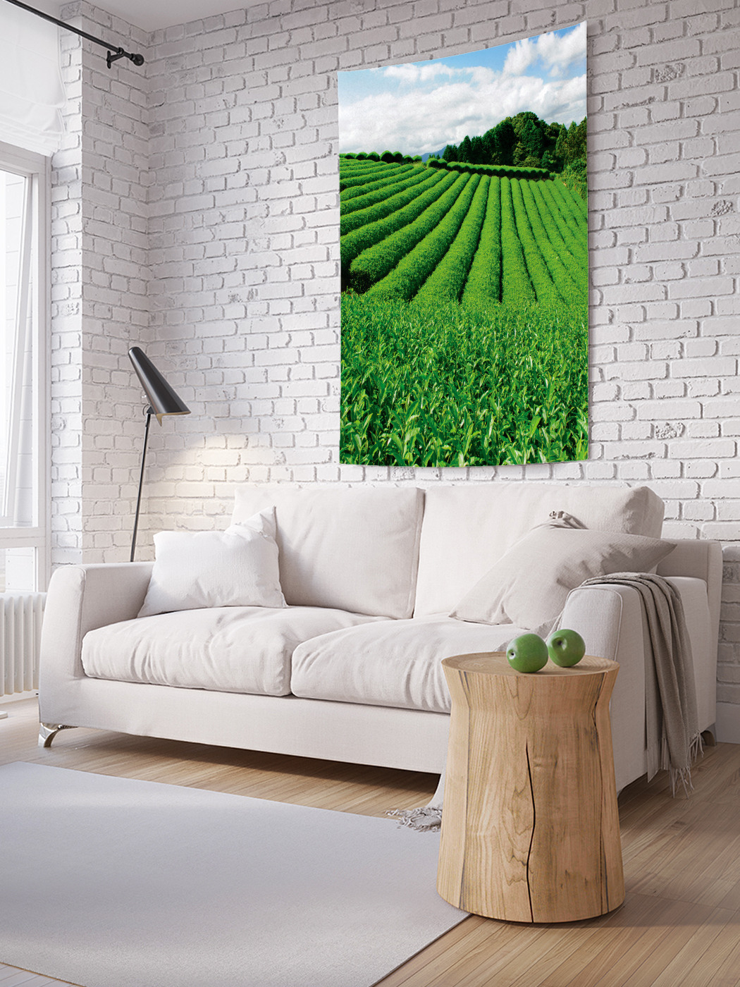 

Вертикальное фотопанно на стену JoyArty Кустарные волны 150x200 см, Кустарные волны