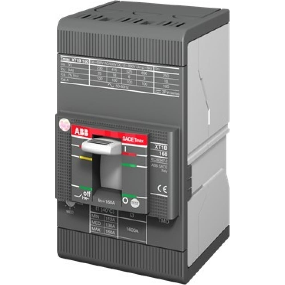

ABB Выключатель авт. XT1B 160 TMD25-450 25A 3p F F 1SDA066801R1