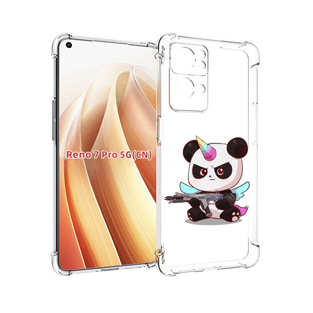 

Чехол MyPads панда-единорог детский для OPPO Reno7 Pro 5G, Прозрачный, Tocco