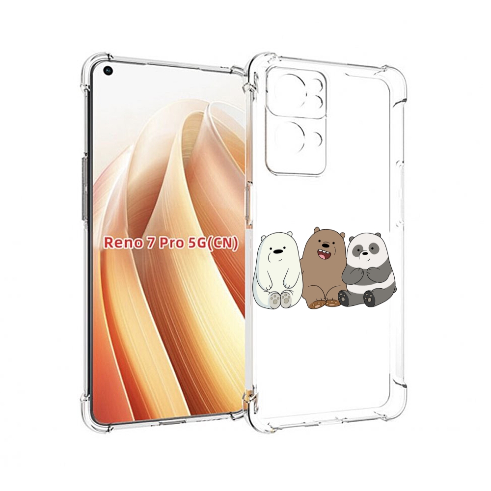 

Чехол MyPads панды детский для OPPO Reno7 Pro 5G, Прозрачный, Tocco