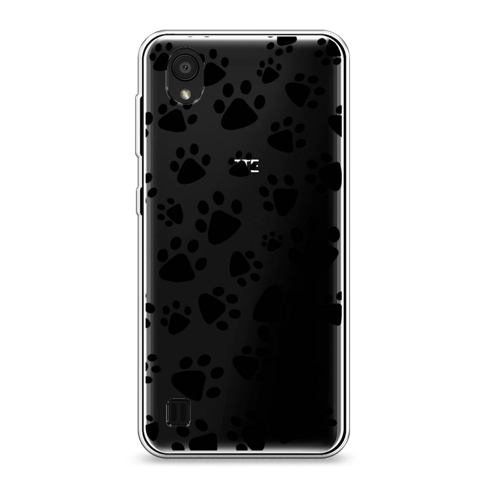 

Чехол Awog на ZTE Blade A5 (2019) "Лапки черные", Черный, 133050-2