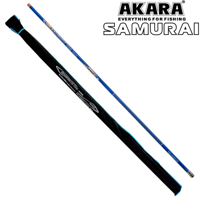 Удилище телескопическое дс Akara Samurai IM9 без колец тест 10-30 г длина 6 м 3795₽