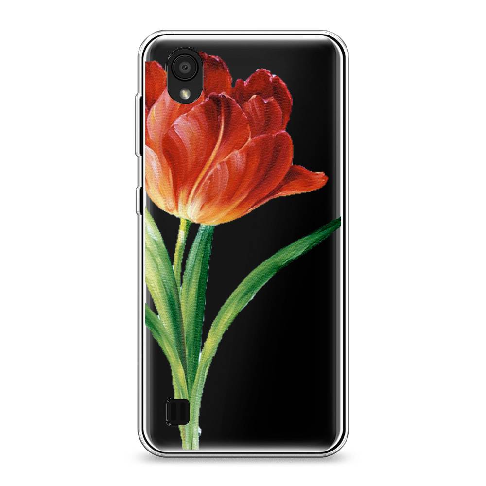

Чехол Awog на ZTE Blade A5 (2019) "Красный тюльпан", Оранжевый;зеленый, 133050-8
