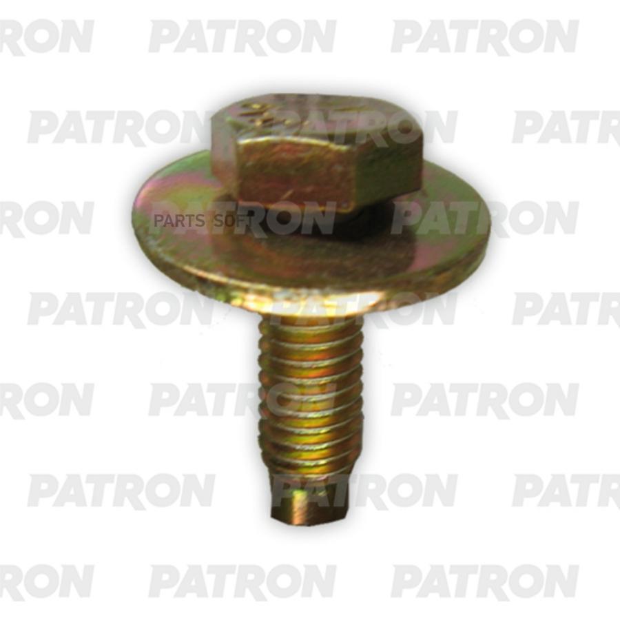 PATRON P37-2641T Болт металлический болт желтый M6X20  10шт
