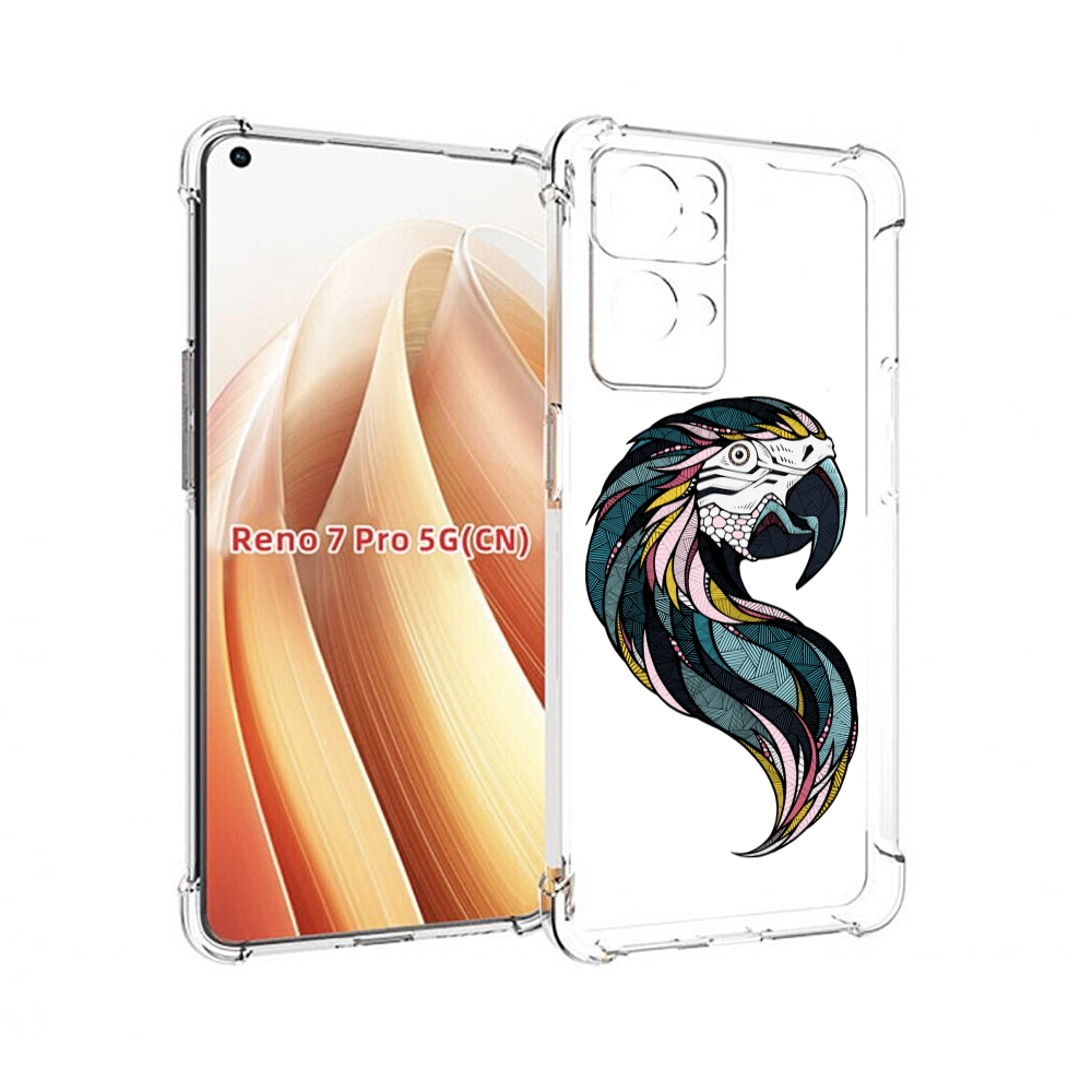 

Чехол MyPads полупопугай для OPPO Reno7 Pro 5G, Прозрачный, Tocco