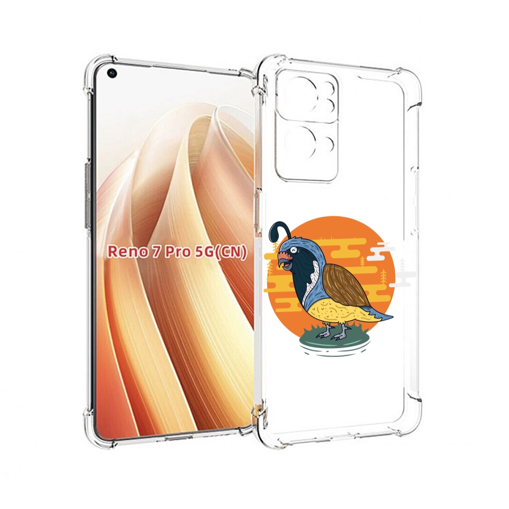

Чехол MyPads попугай-на-острове для OPPO Reno7 Pro 5G, Прозрачный, Tocco