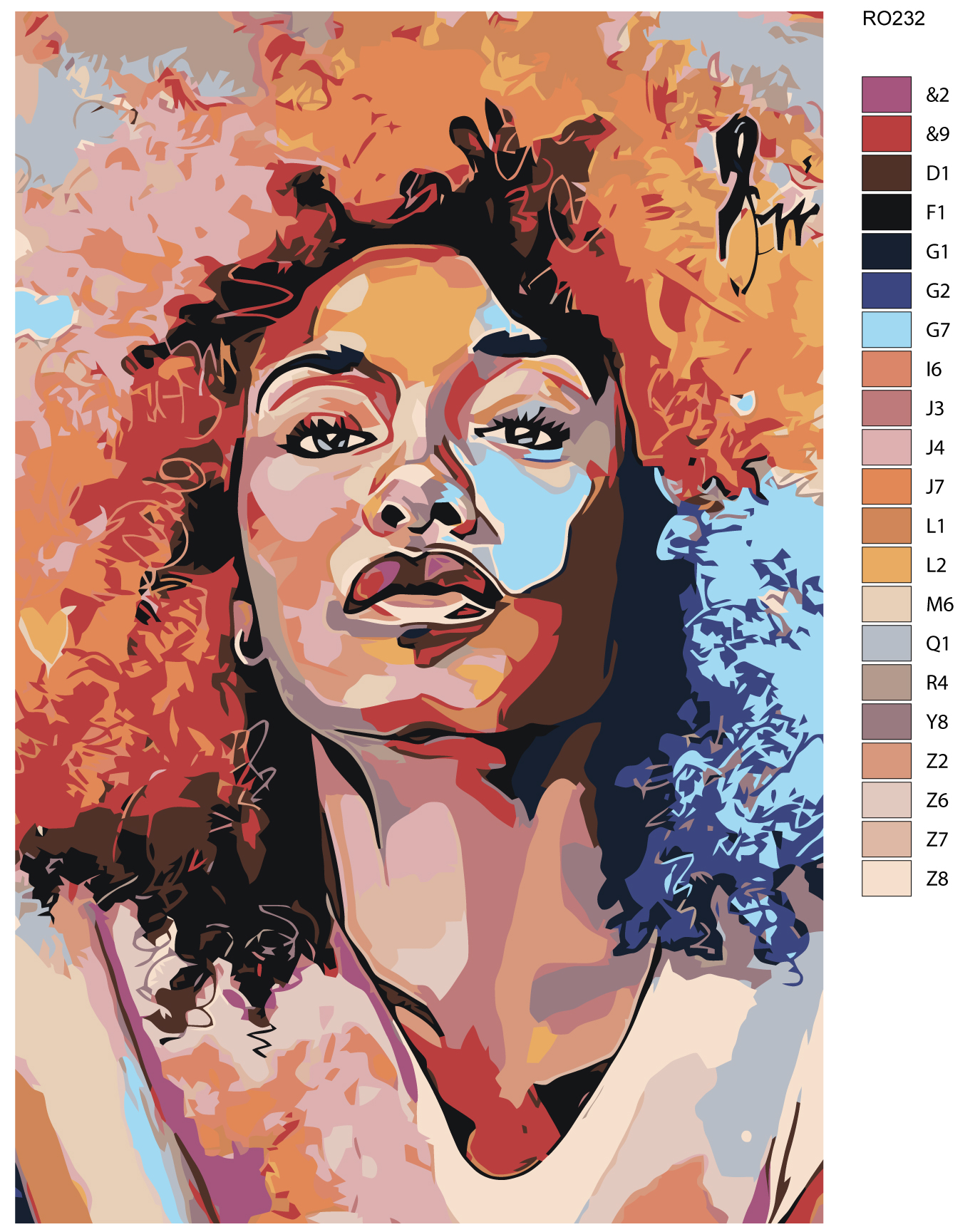 

Картина по номерам, Живопись по номерам, 80 x 120, RO232, RO232