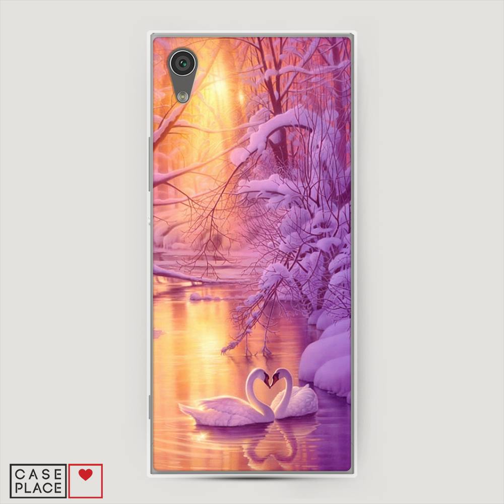 

Чехол на Sony Xperia L1 "Зима 1", Фиолетовый;желтый, 52550-2