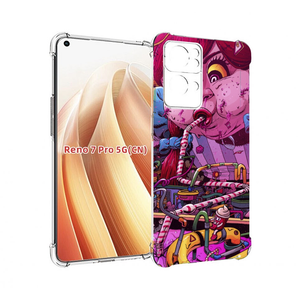 

Чехол MyPads прикольная сладкая картинка для OPPO Reno7 Pro 5G, Прозрачный, Tocco