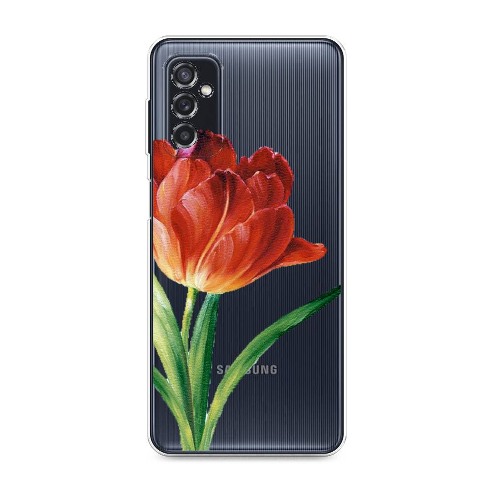 

Чехол Awog на Samsung Galaxy M52 / Самсунг M52 "Красный тюльпан", Разноцветный, 2104350-8