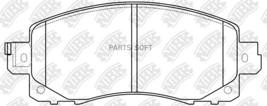 

Колодки Тормозные Subaru Forester V (Sk_) Suv 04.18- Nibk NiBK арт. PN7805