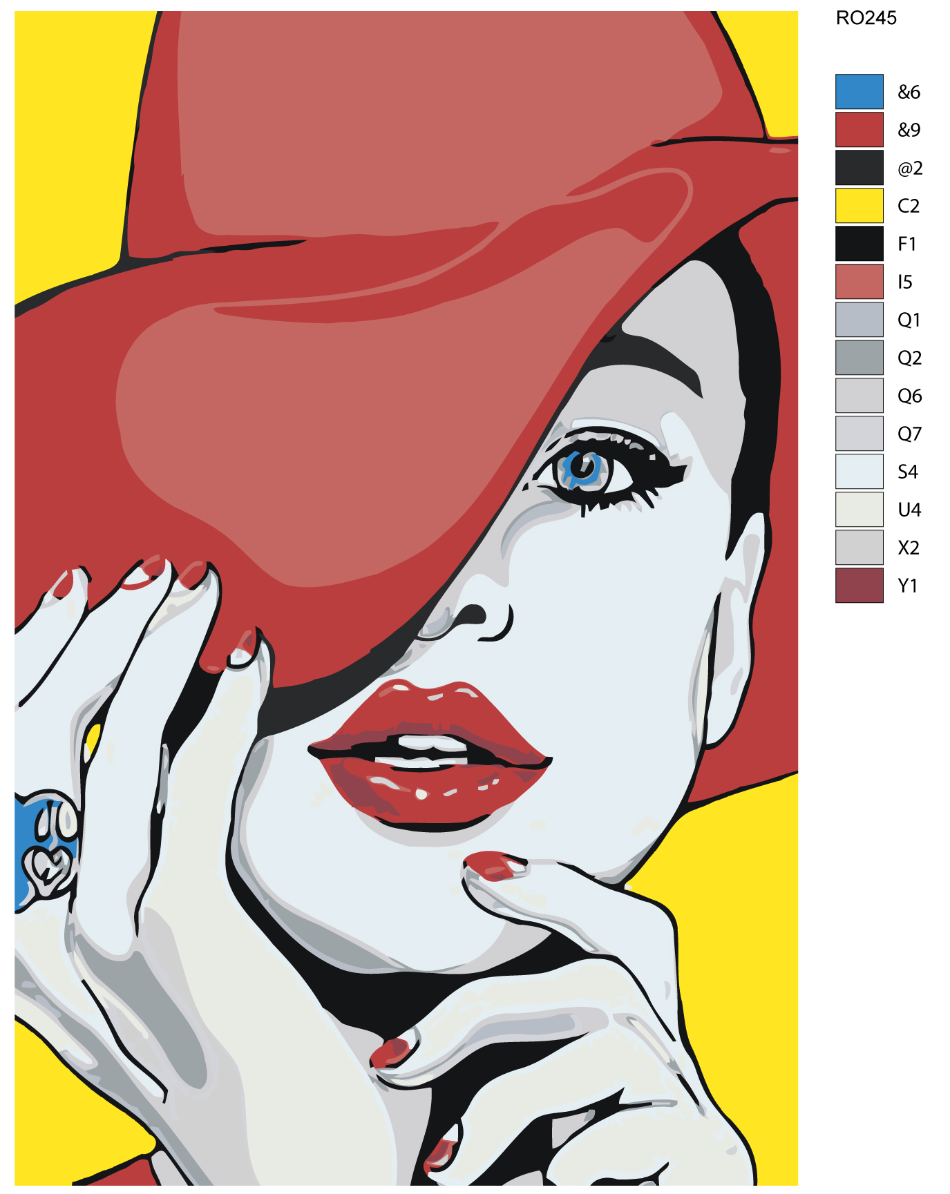 

Картина по номерам, Живопись по номерам, 60 x 90, RO245, RO245