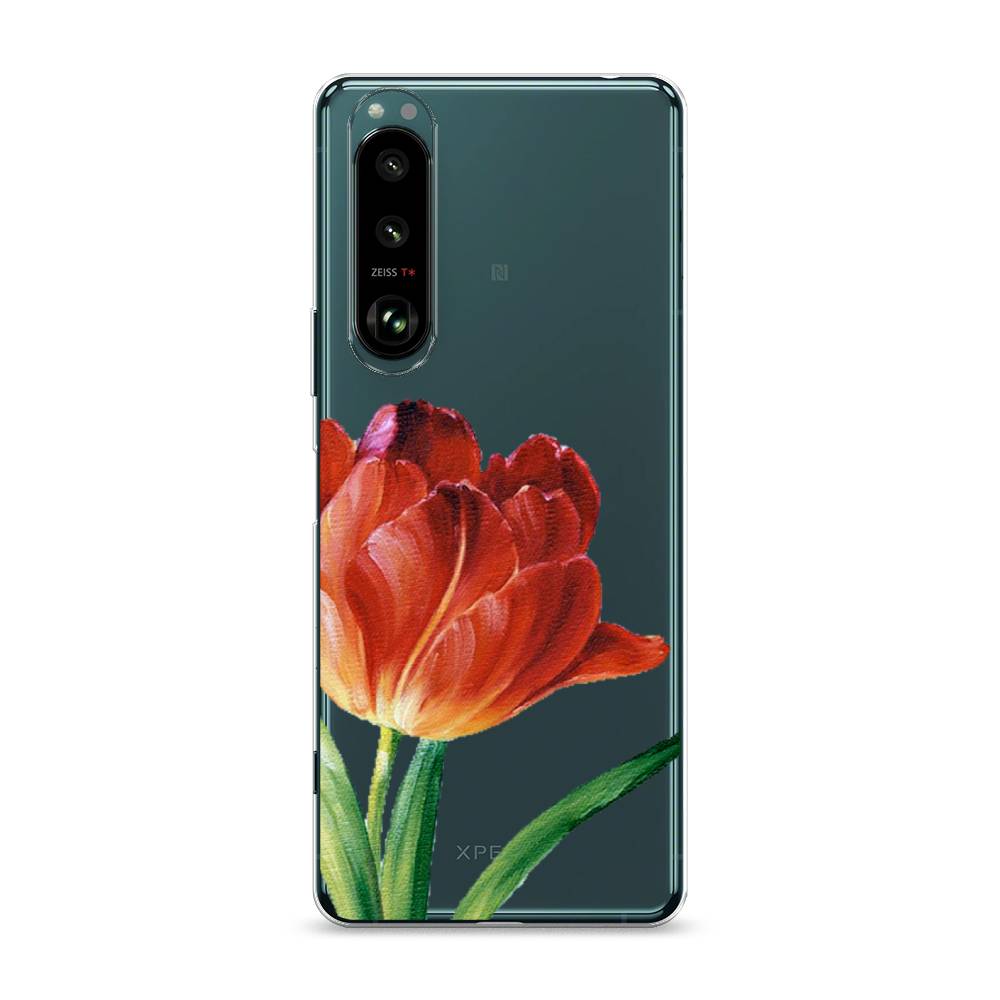 

Чехол Awog на Sony Xperia 1 III "Красный тюльпан", Разноцветный, 54850-8