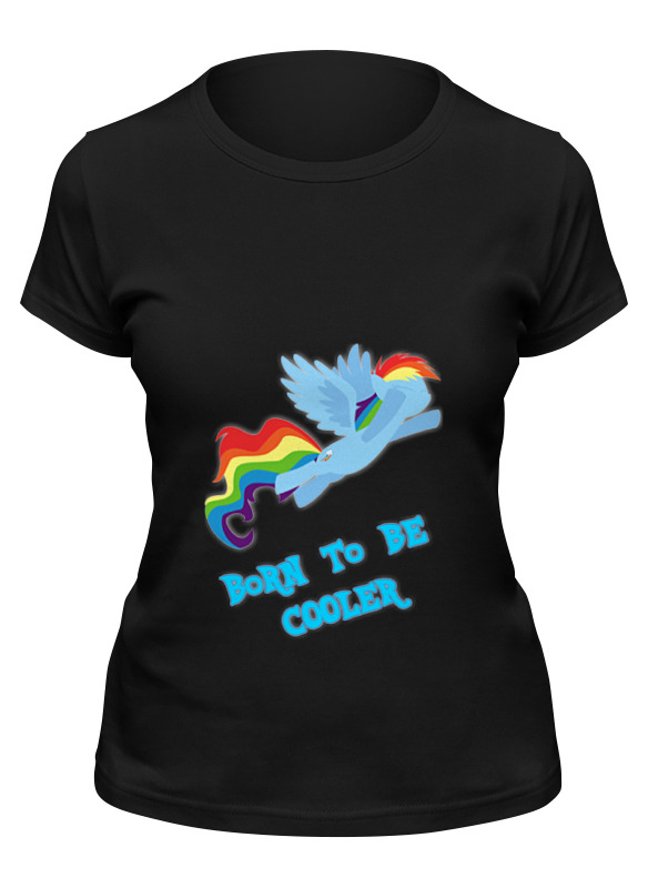 

Футболка женская Printio Must be cooler! черная 2XL, Must be cooler!