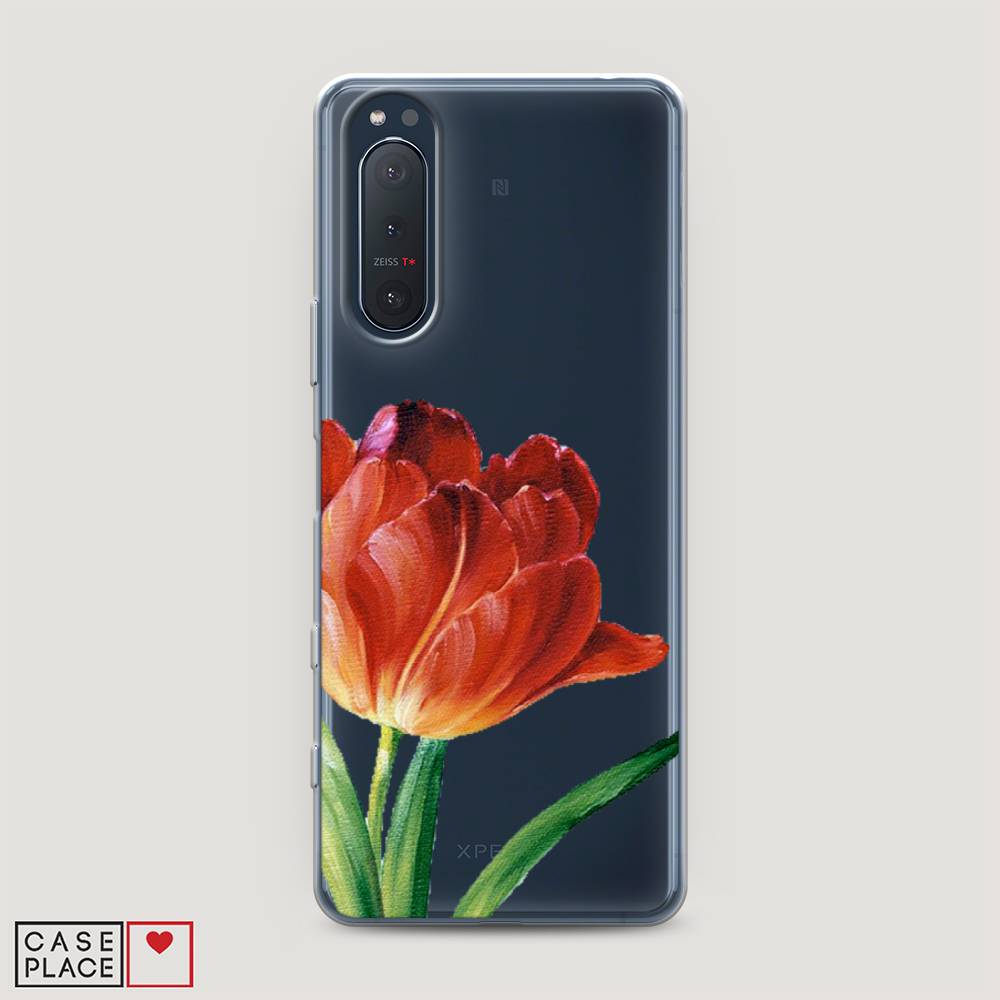 

Чехол Awog на Sony Xperia 5 II "Красный тюльпан", Разноцветный, 54750-8