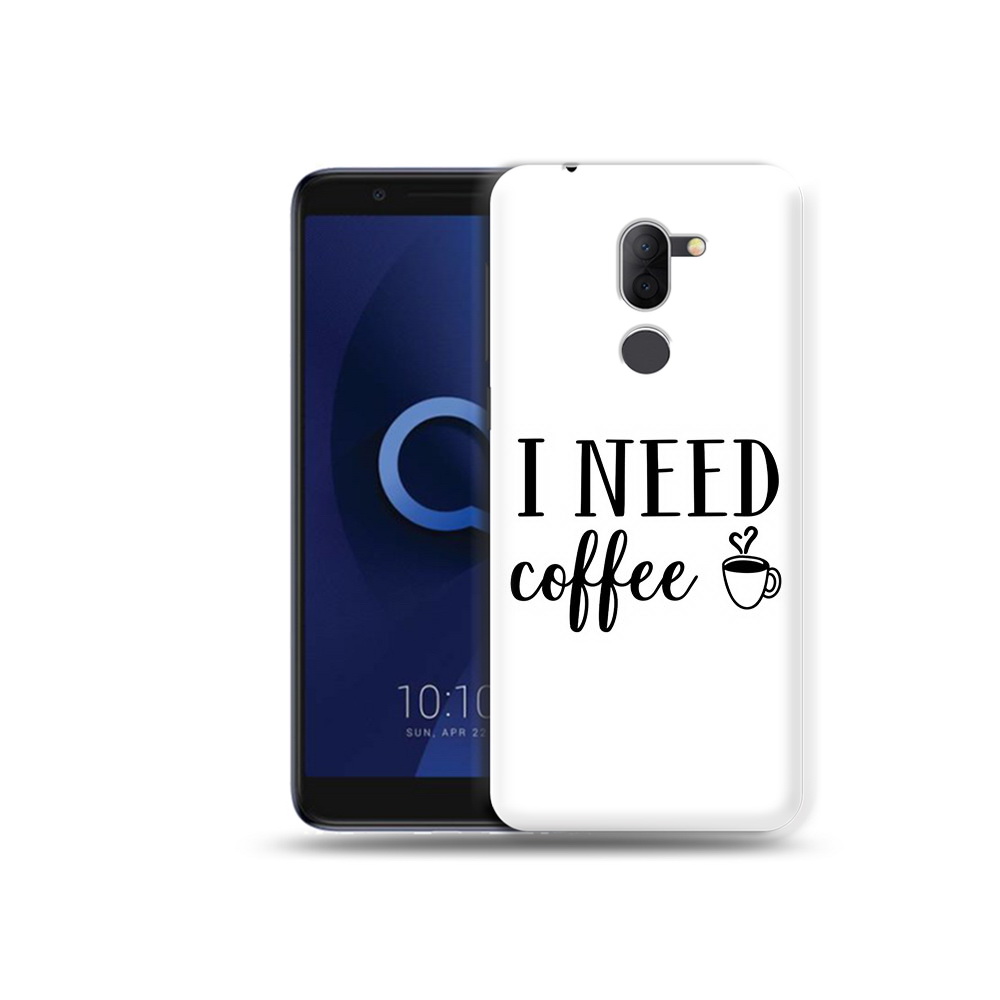 

Чехол MyPads Tocco для Alcatel 3X Мне нужен кофе (PT112114.674.121), Прозрачный, Tocco