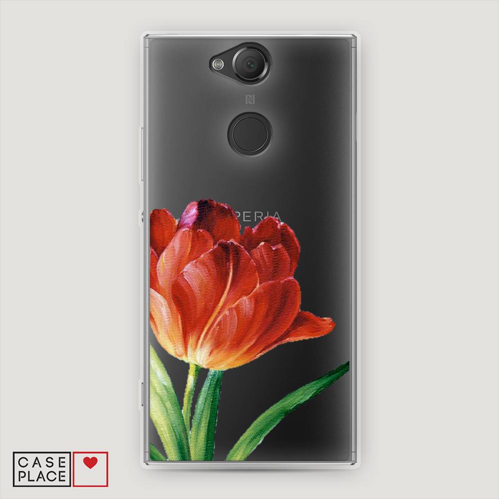 

Чехол Awog на Sony Xperia XA2 "Красный тюльпан", Разноцветный, 53150-8