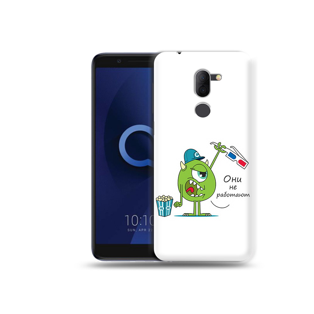 

Чехол MyPads Tocco для Alcatel 3X Очки не работают (PT112114.674.129), Прозрачный, Tocco