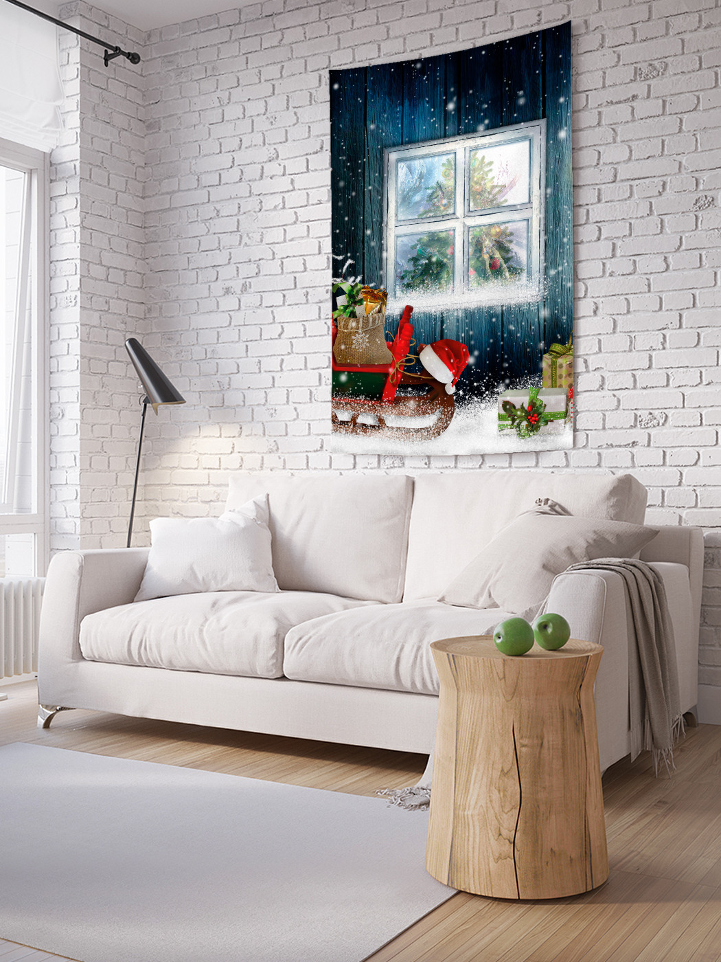 

Вертикальное фотопанно на стену JoyArty Игрушки у окна 100x150 см, Игрушки у окна