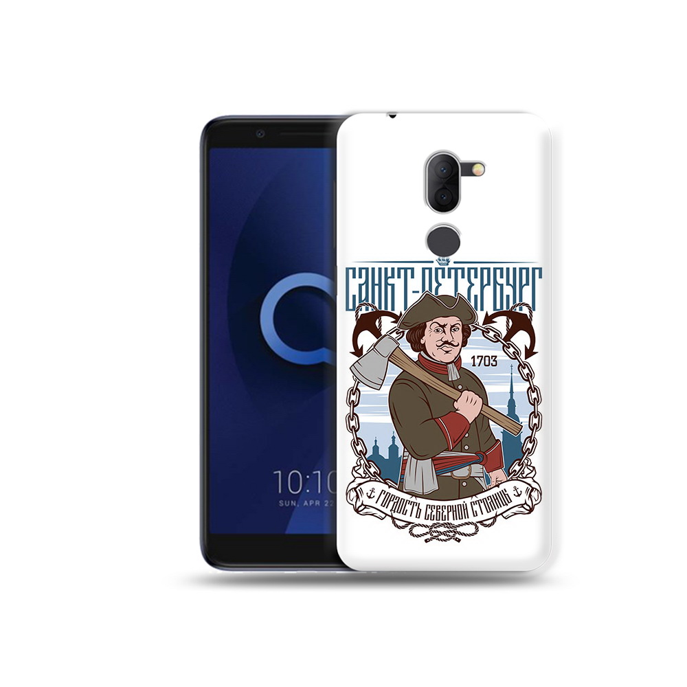 

Чехол MyPads Tocco для Alcatel 3X Петр первый (PT112114.674.134), Прозрачный, Tocco