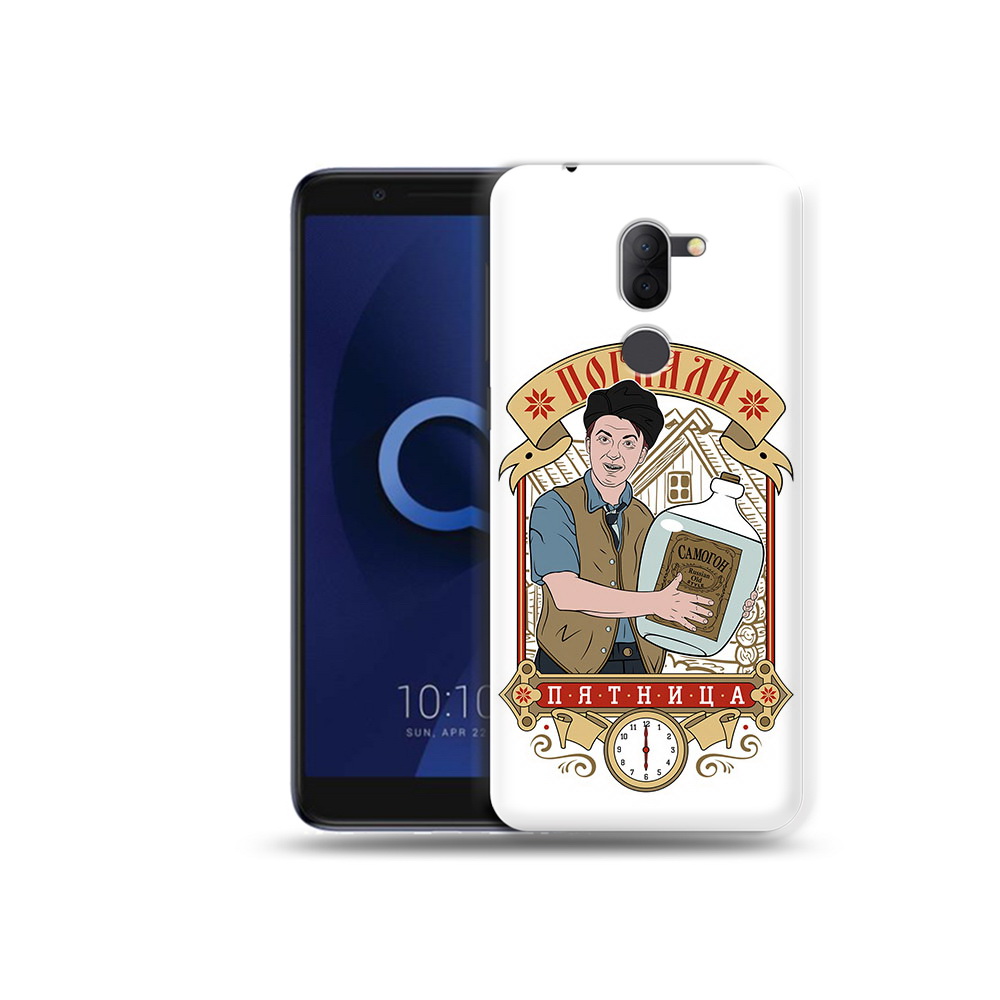 

Чехол MyPads Tocco для Alcatel 3X Погнали пятница (PT112114.674.137), Прозрачный, Tocco