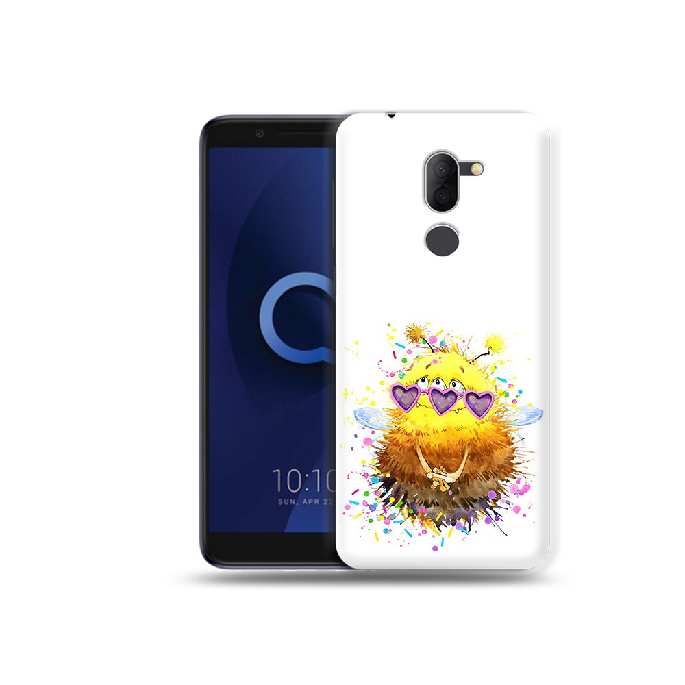 

Чехол MyPads Tocco для Alcatel 3X Пушитый шмель (PT112114.674.143), Прозрачный, Tocco