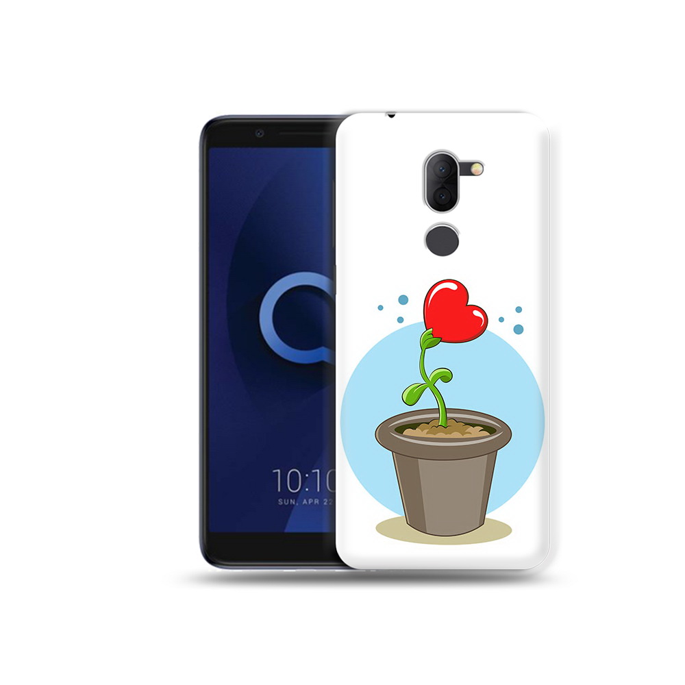 

Чехол MyPads Tocco для Alcatel 3X Растение любви 14 февраля (PT112114.674.145), Прозрачный, Tocco