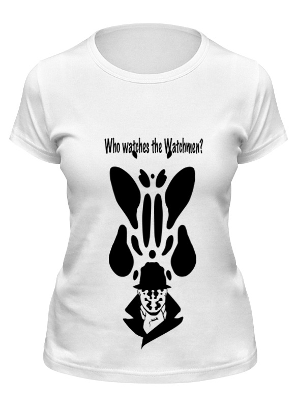 

Футболка женская Printio Watchmen - rorschach белая 2XL, Белый, Watchmen - rorschach