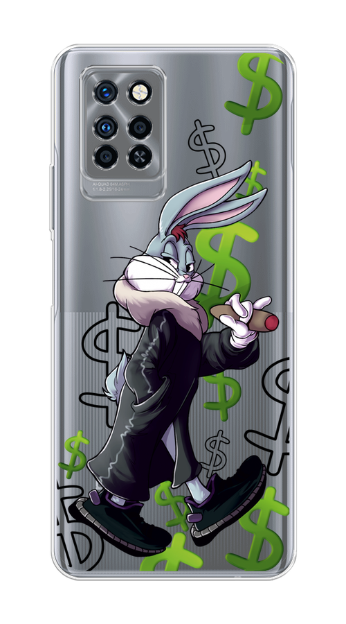 

Чехол на Infinix Note 10 Pro "Rich Bugs Bunny", Зеленый;черный;голубой, 3100150-6