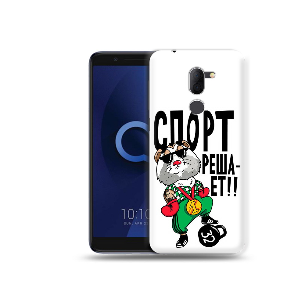 

Чехол MyPads Tocco для Alcatel 3X Спорт решает (PT112114.674.161), Прозрачный, Tocco